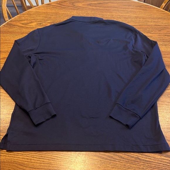 Polo Ralph Lauren Classic Fit Soft Cotton Polo Long Sleeve Shirt Refined Navy - Picture 4 of 10